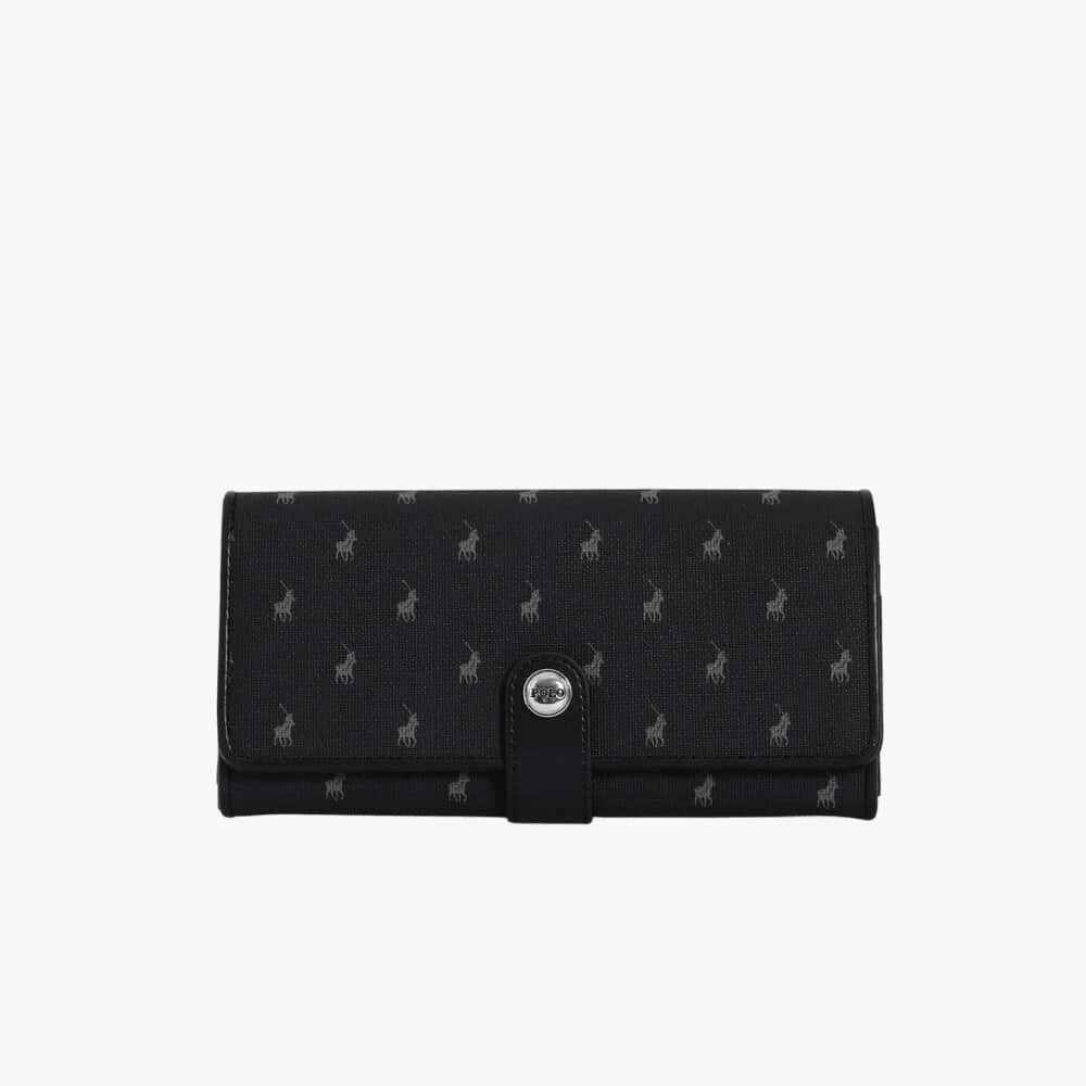 Polo New Iconic Clutch Purse Black | Polo