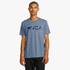 Rvca Mens All Spray Red Stitch Short Sleeve Tee Vintage Navy | Rvca