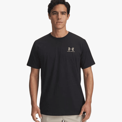 Under Armour Mens Sportstyle Left Chest Short Sleeve Tee 003 Black | Under Armour