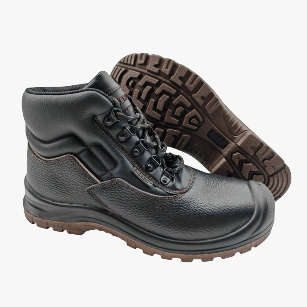 Everest Summit Safety Steel Toe Boot Black