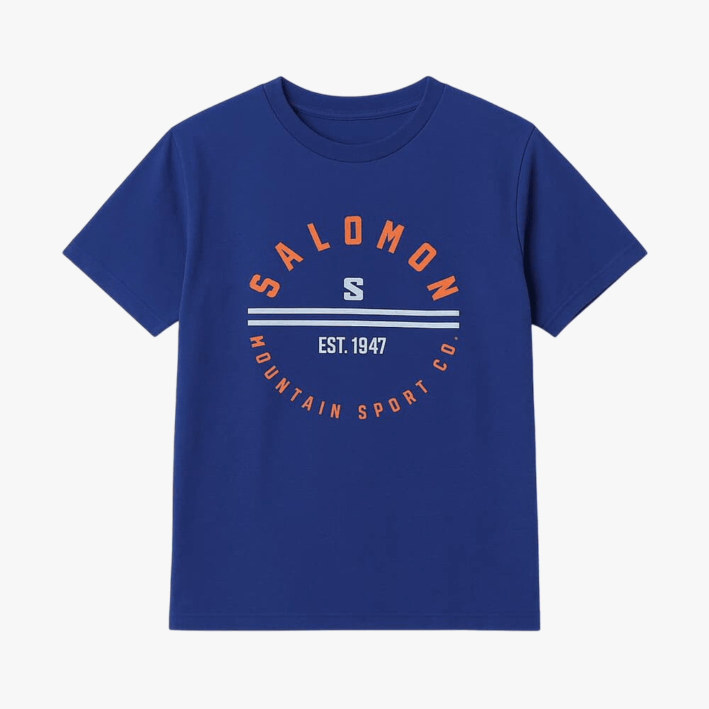 Salomon Mens Around The World Short Sleeve Tee Astral Aura | Salomon