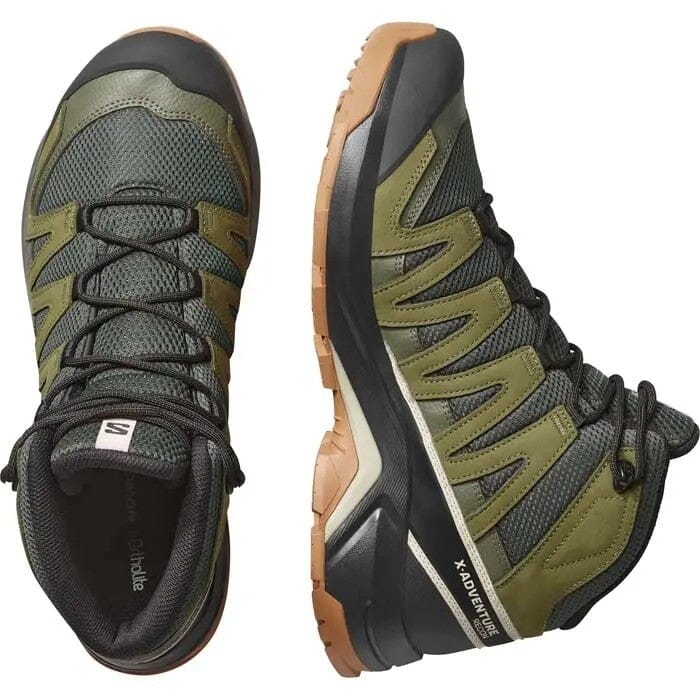 Salomon Mens X Adventure Recon Mid Gtx Boot Peat Martini Olive Oxf Tan | Salomon