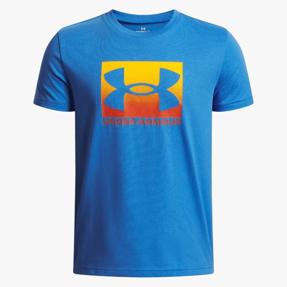 Under Armour Boys Boxed Sport Update Short Sleeve Tee 402 Blue | Under Armour