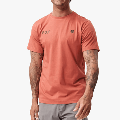 Fox Mens Logomark Short Sleeve Tee Tandoori Spice | Fox