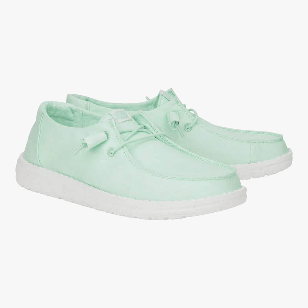 Hey Dude Womens Wendy Stretch Canvas Bay Blue | Hey Dude