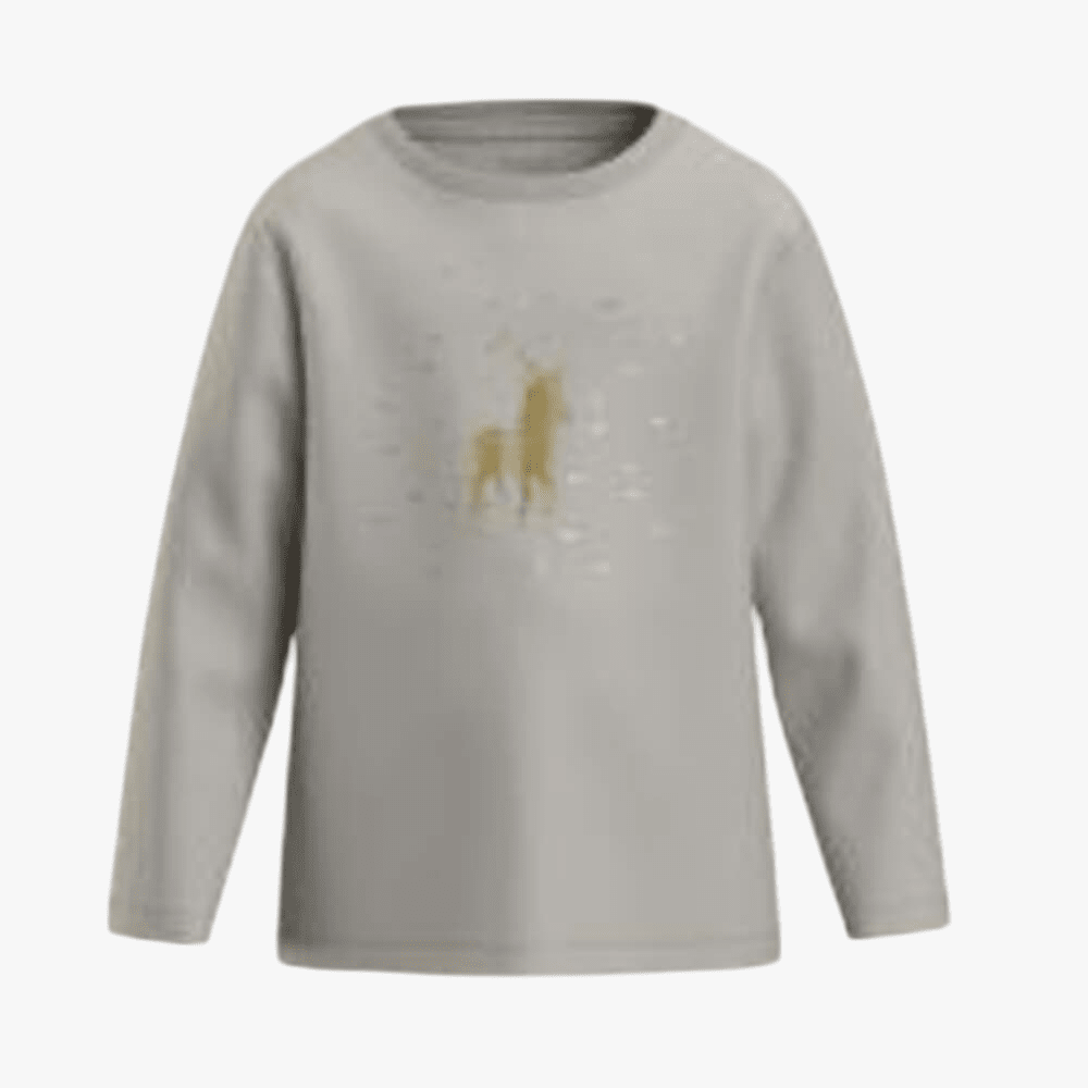 Polo Girls Olivia Printed Long Sleee Tee Putty | Polo