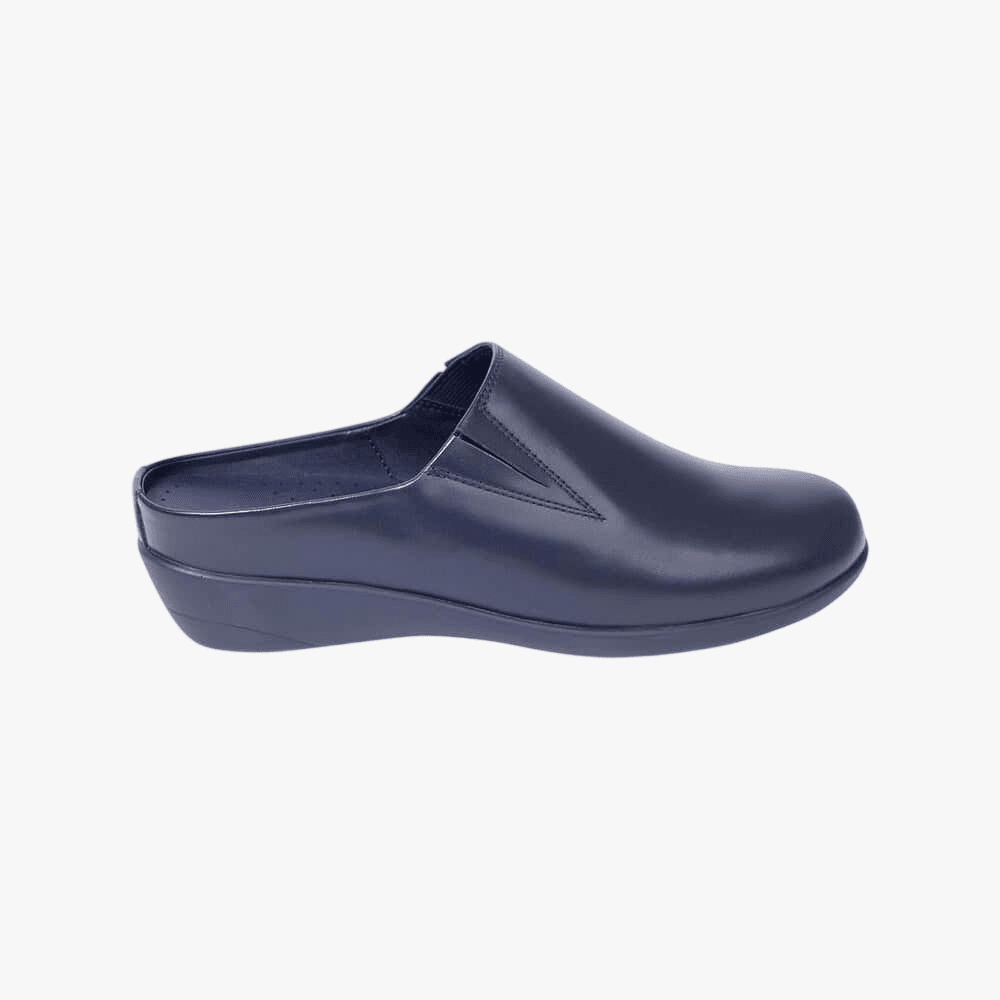 Greencross Womens Slip On Mule Navy | Greencross