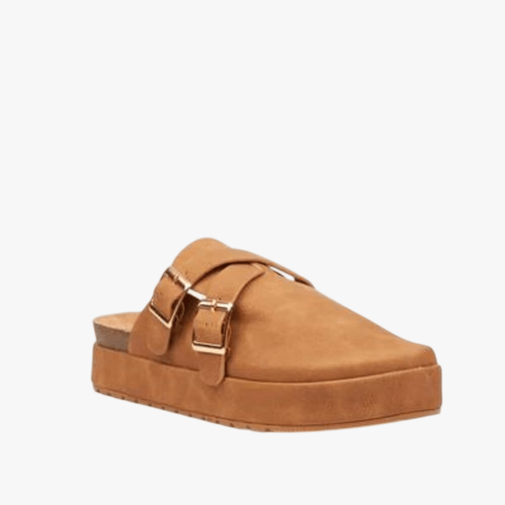 Butterfly Womens Aruna 3 Clog Tan | Butterfly