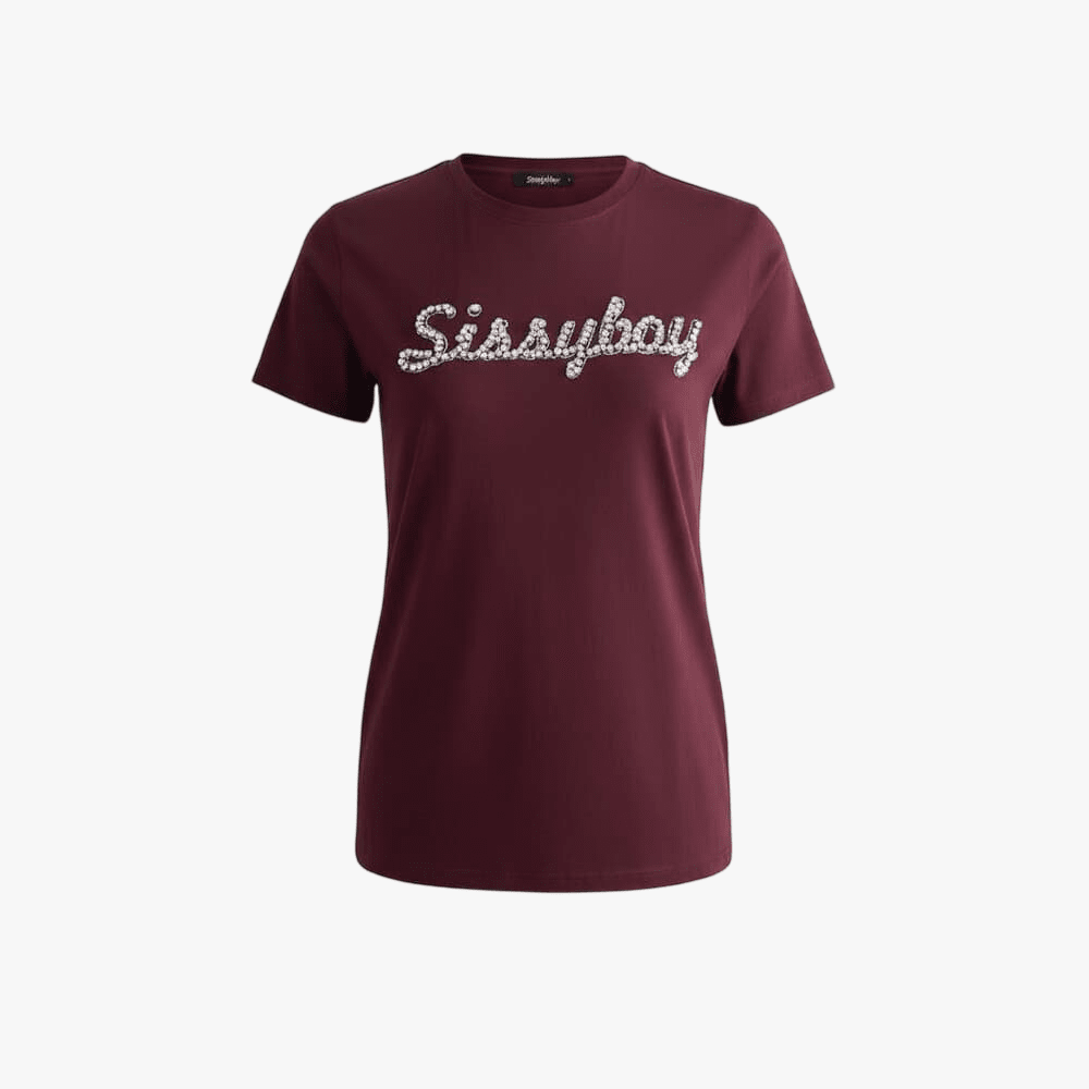 Sissy Boy Keep It Cool Short Sleeve Tee Burgandy | Sissy Boy