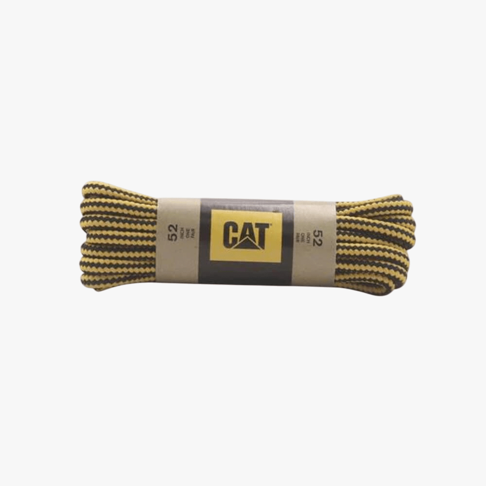 Cat Shoe Lace 52 Inch Taslon Black Yellow | Cat