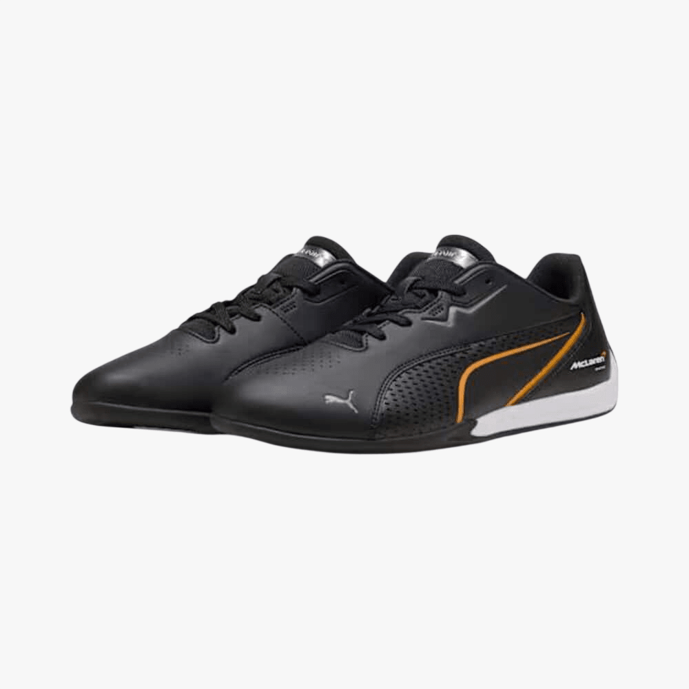 Puma Mens Mclaren Drift Cat 11 Sneaker Black Bright Papaya | Puma