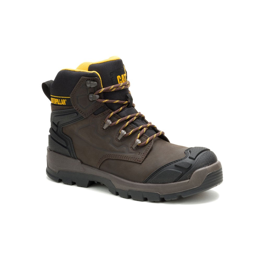 Caterpillar Mens Striver Xl 6" S3 Fo Sc Lg Hro Sr Boot Brown