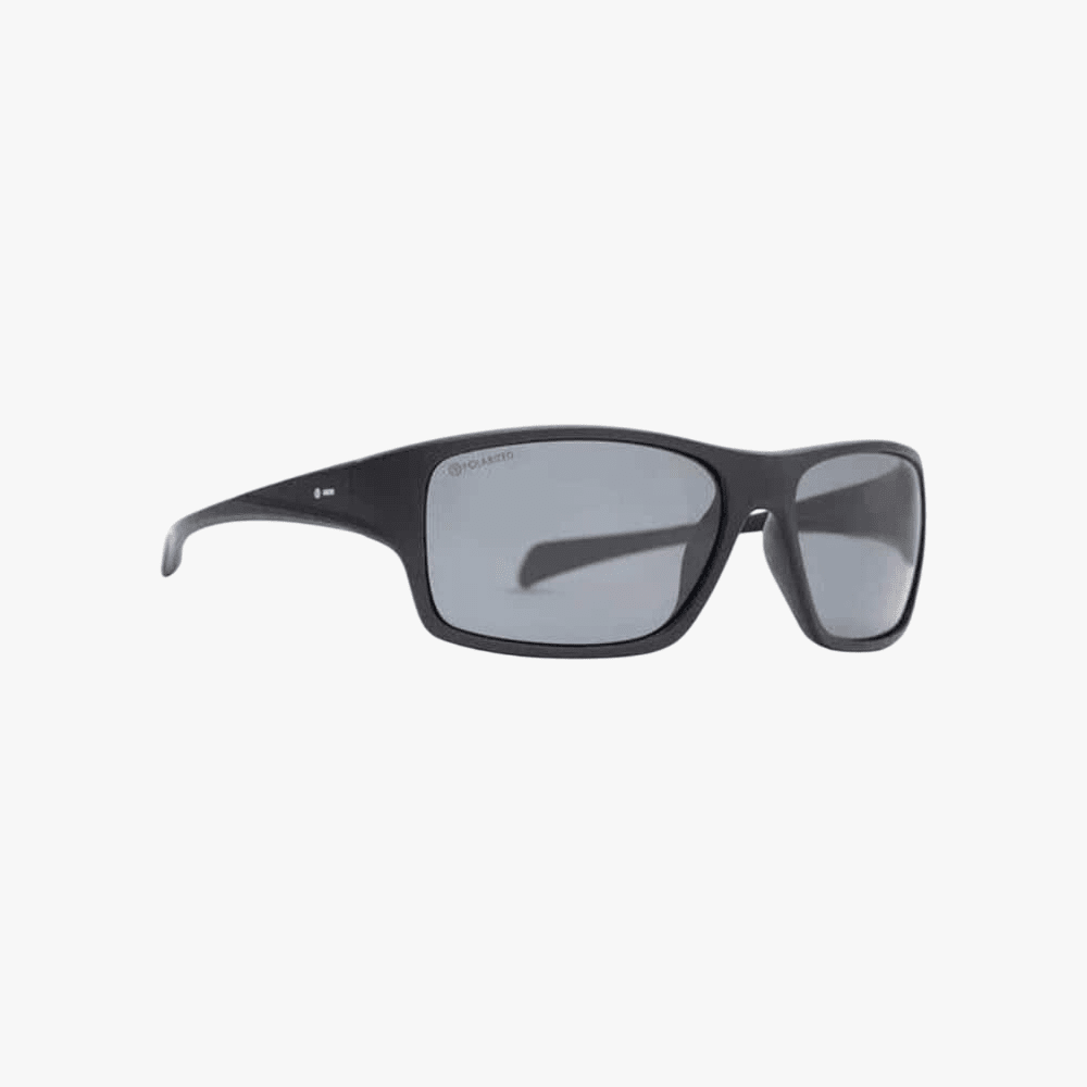 Dot Dash Mens Edge Sunglasses Black Satin Grey Polarised | Dot Dash