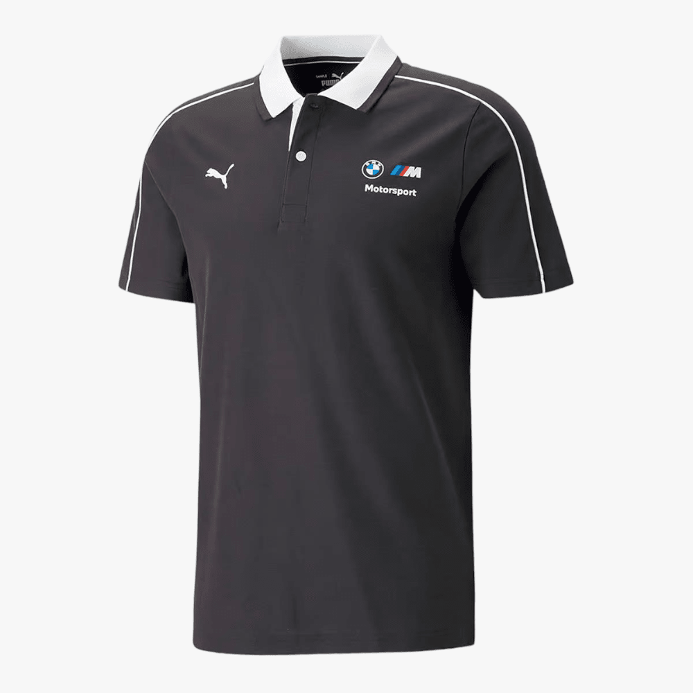 Puma Mens Bmw Mms Polo Short Sleeve Golfer Black | Puma