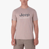 Jeep Mens Logo Applique Short Sleeve Tee Pink | Jeep