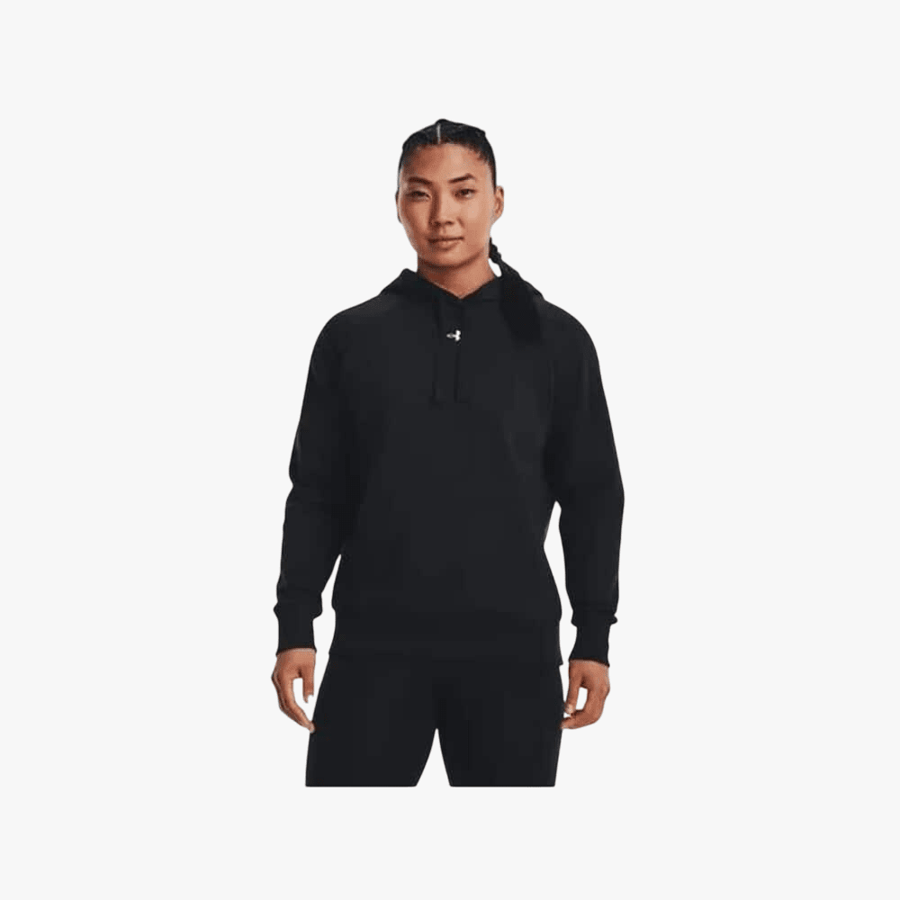 Under Amour Womens Rival Fleece Hoodie 001 Black | Under Armour