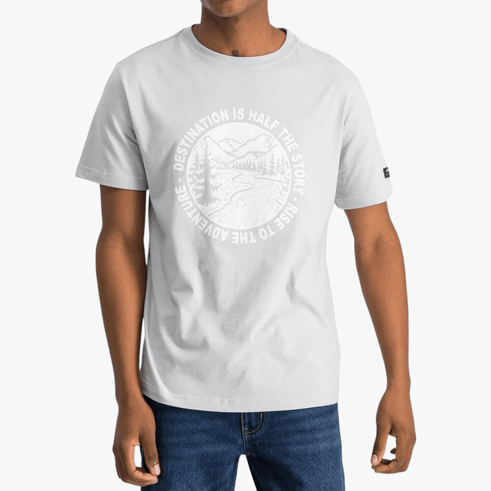 Jeep Mens Fashion Graphics Short Sleeve Tee Smog | Jeep