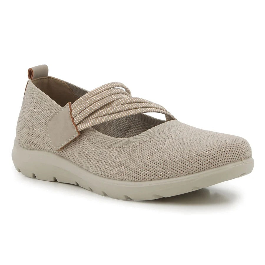Hush Puppies Womens Soft Bartan Shoe Beige