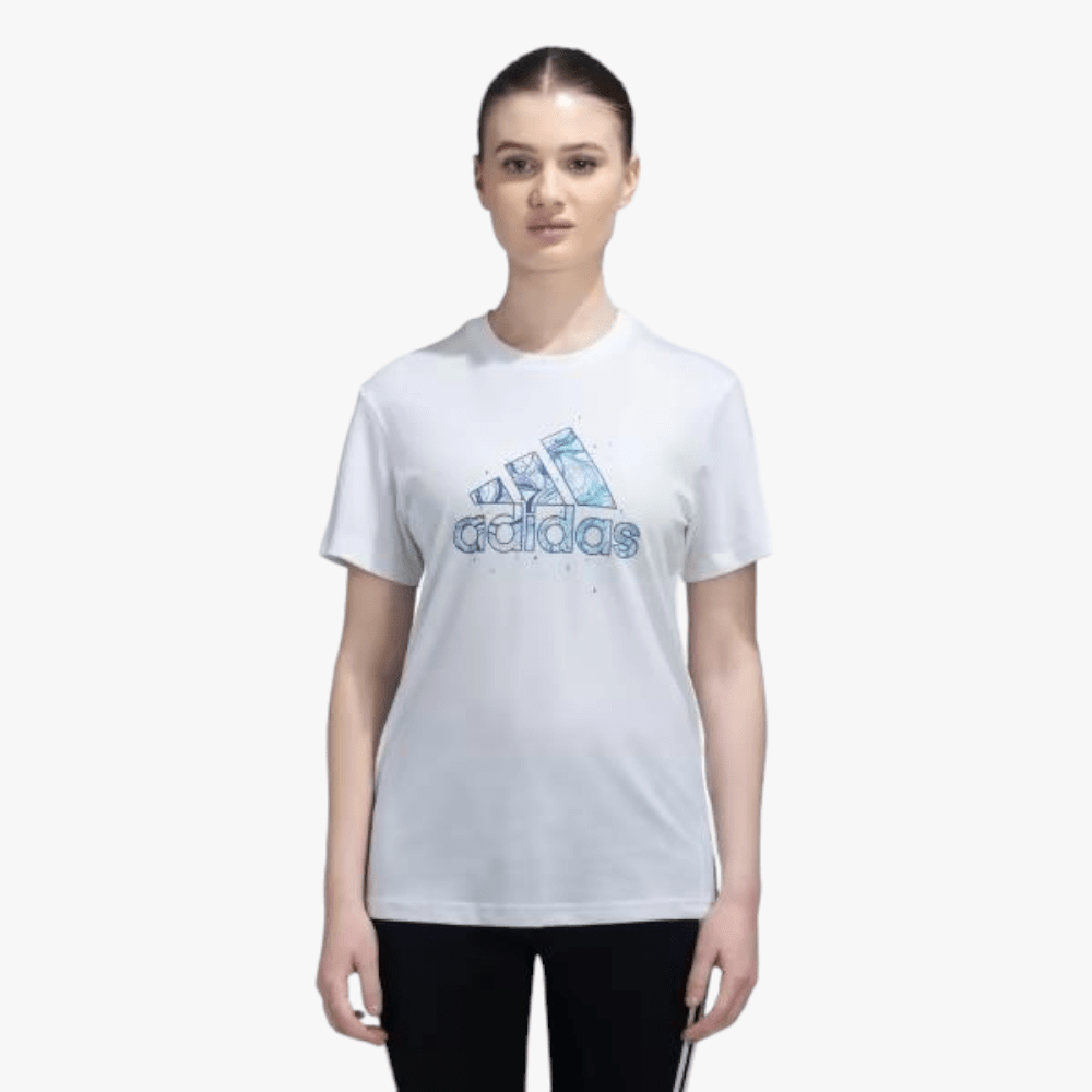adidas Womens Myst Fill Short Sleeve Tee White | adidas