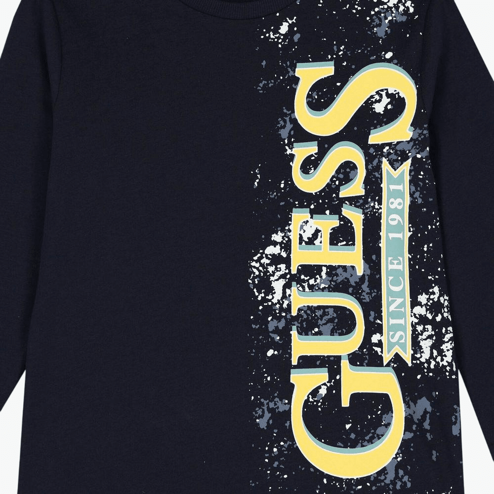 Guess Boys Short Sleeve Tee Navy | Guess