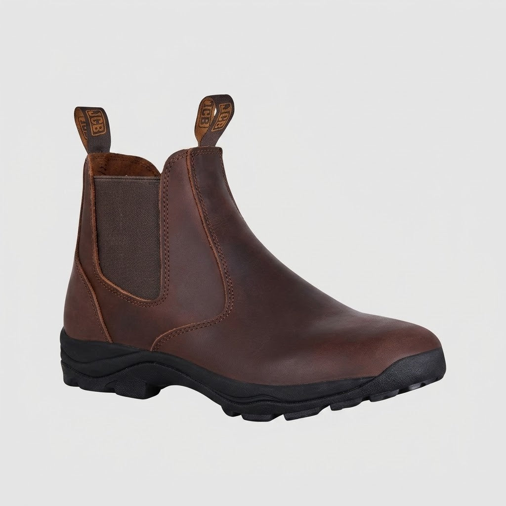 Jcb Soft Toe Chelsea Boot Crazy Horse Brown