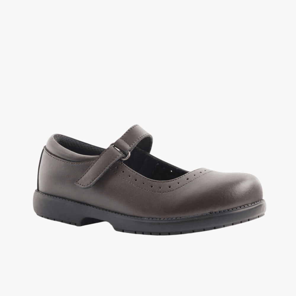 Green Cross Small Girls Mary Jane School Shoe Brown | Green Cross