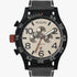 Nixon 51-30 Chrono Leather Black Pumice Charcoal | Nixon