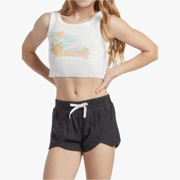 Billabong Girls Mad For You Shorts Off Black