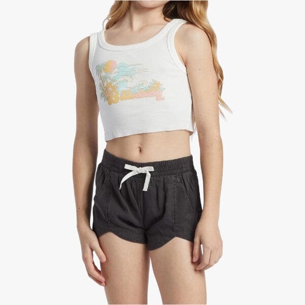 Billabong Girls Mad For You Shorts Off Black