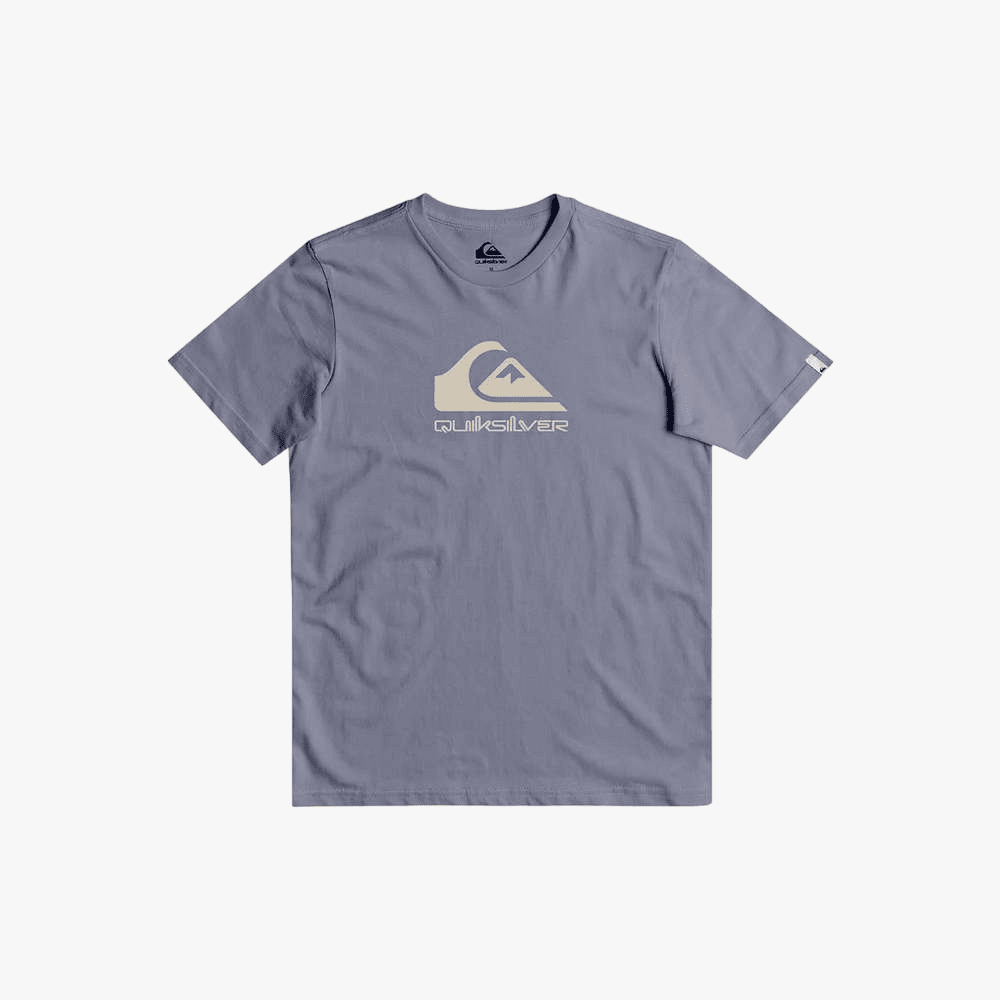 Quiksilver Boys Corp Logo Short Sleeve Tee Flint Stone | Quiksilver