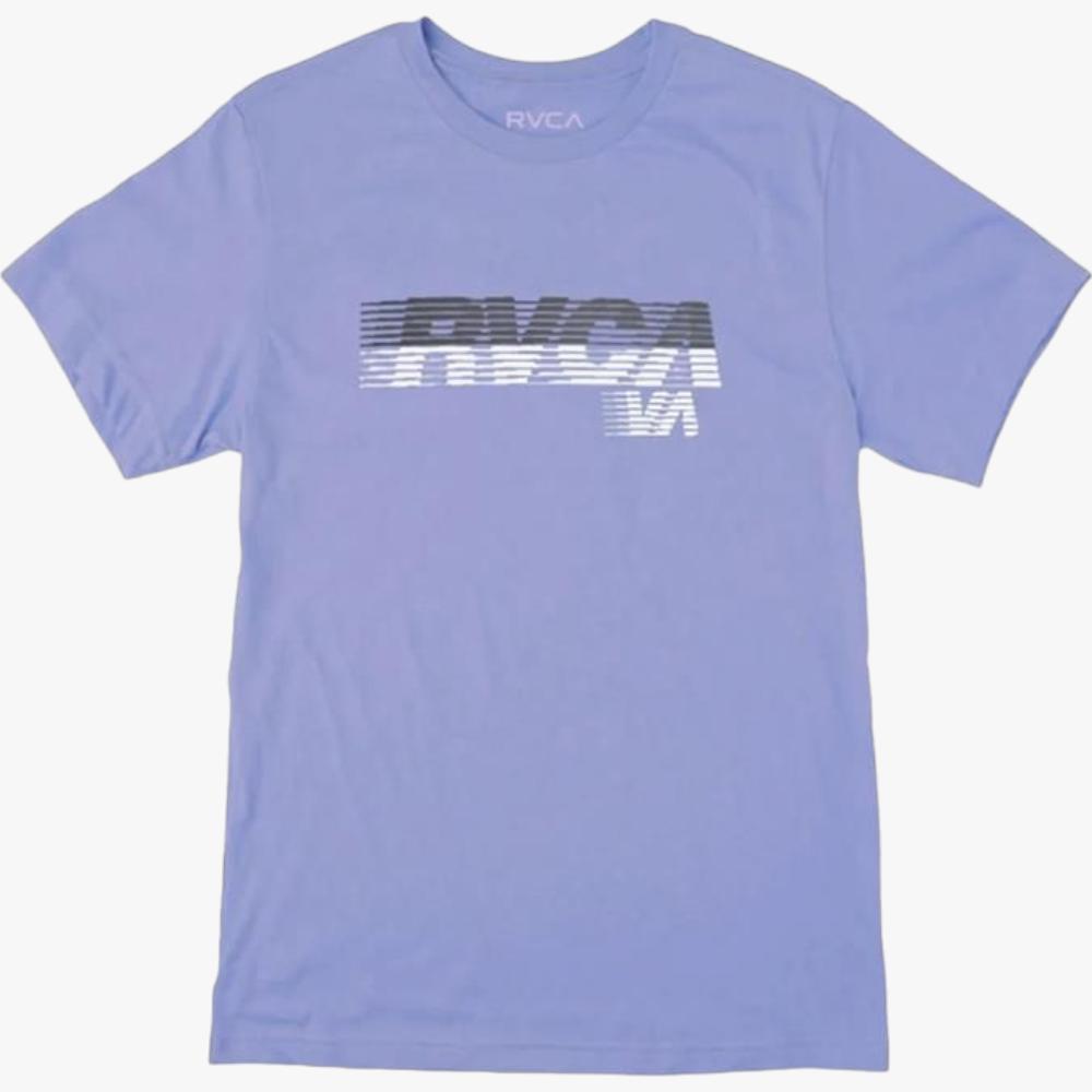 Rvca Boys Shift Short Sleeve Tee Grey Purple