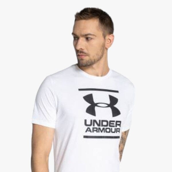 Under Armour Mens Gl Foundation Short Sleeve Tee White | Under Armour