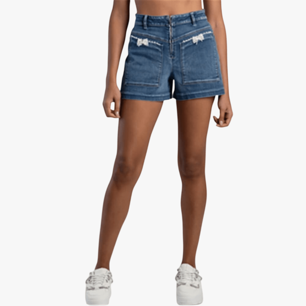 Sissy Boy Tahlia High Waisted Shorts Front Zip Pocket Medium Vintage | Sissy Boy