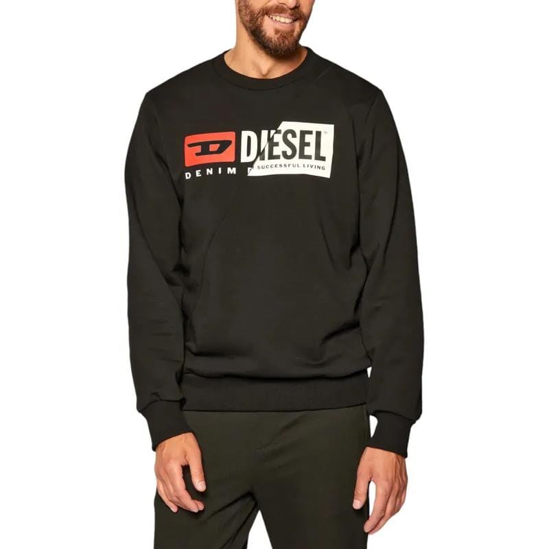 Diesel Mens Girk Cutty Sweat Pirate Black