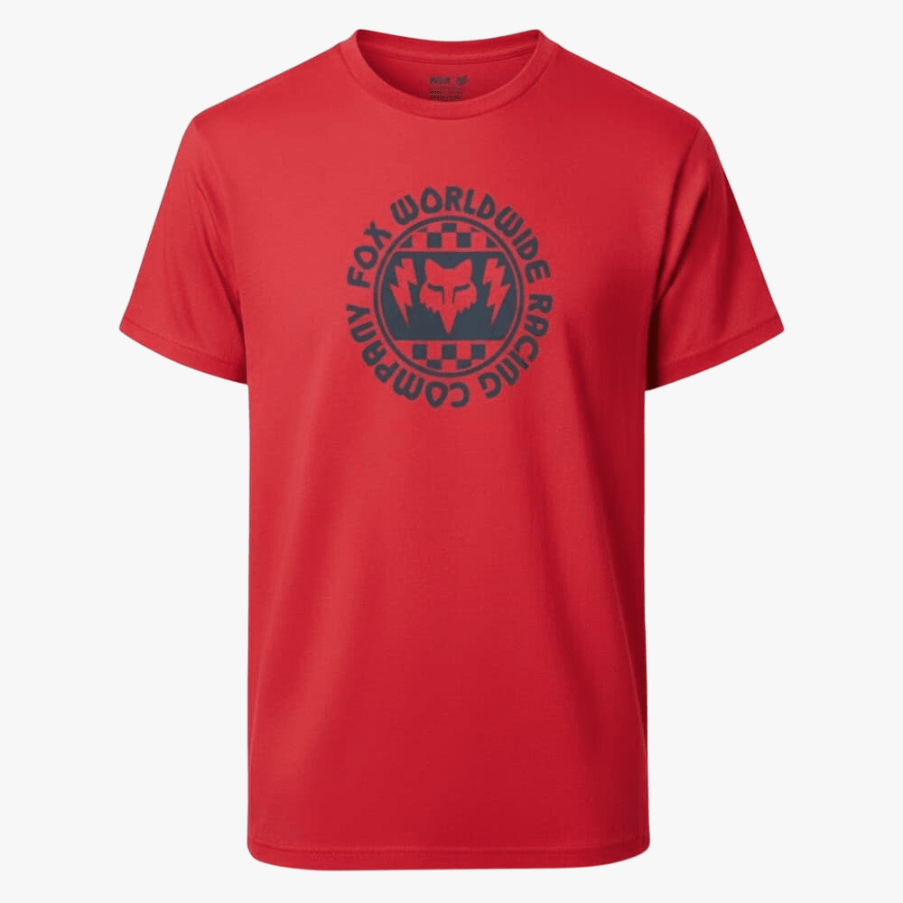 Fox Mens Next Level Short Sleeve Tee Flame Red | Fox
