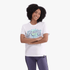 Adidas Womens Airbrush Short Sleeve Tee White | Adidas
