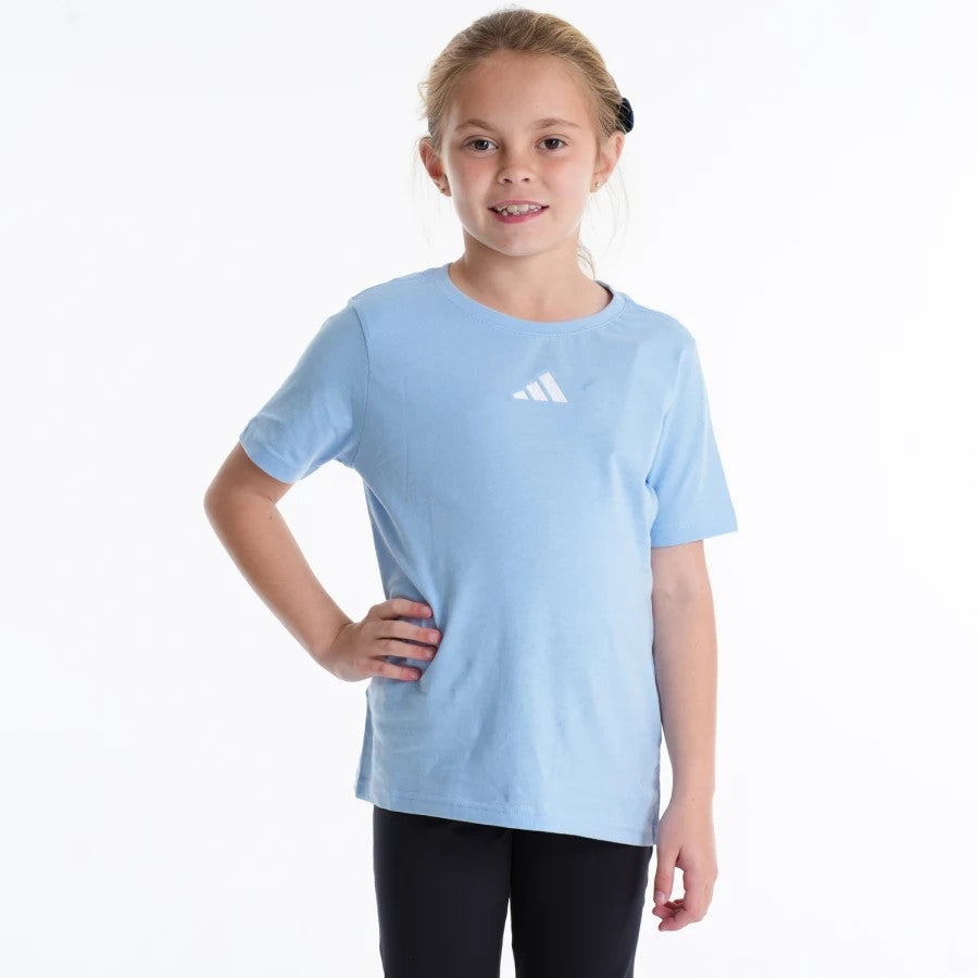 Adidas Girls Sl Tee Glow Blue