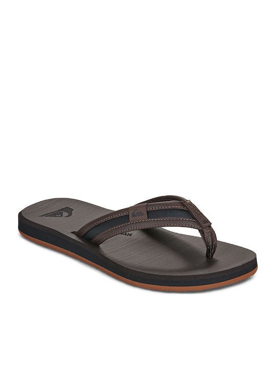 Quiksilver Mens Carver Squish Sandal Brown 1
