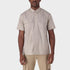 Jeep Mens Willys Short Sleeve Safari Shirt With Back Vent Khaki | Jeep