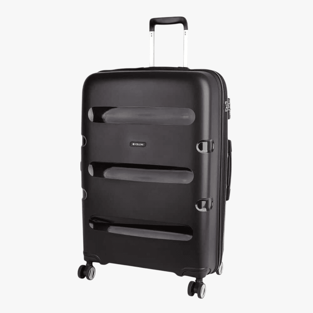 Cellini 4 Wheel Carry On Trolley Case Black | Cellini