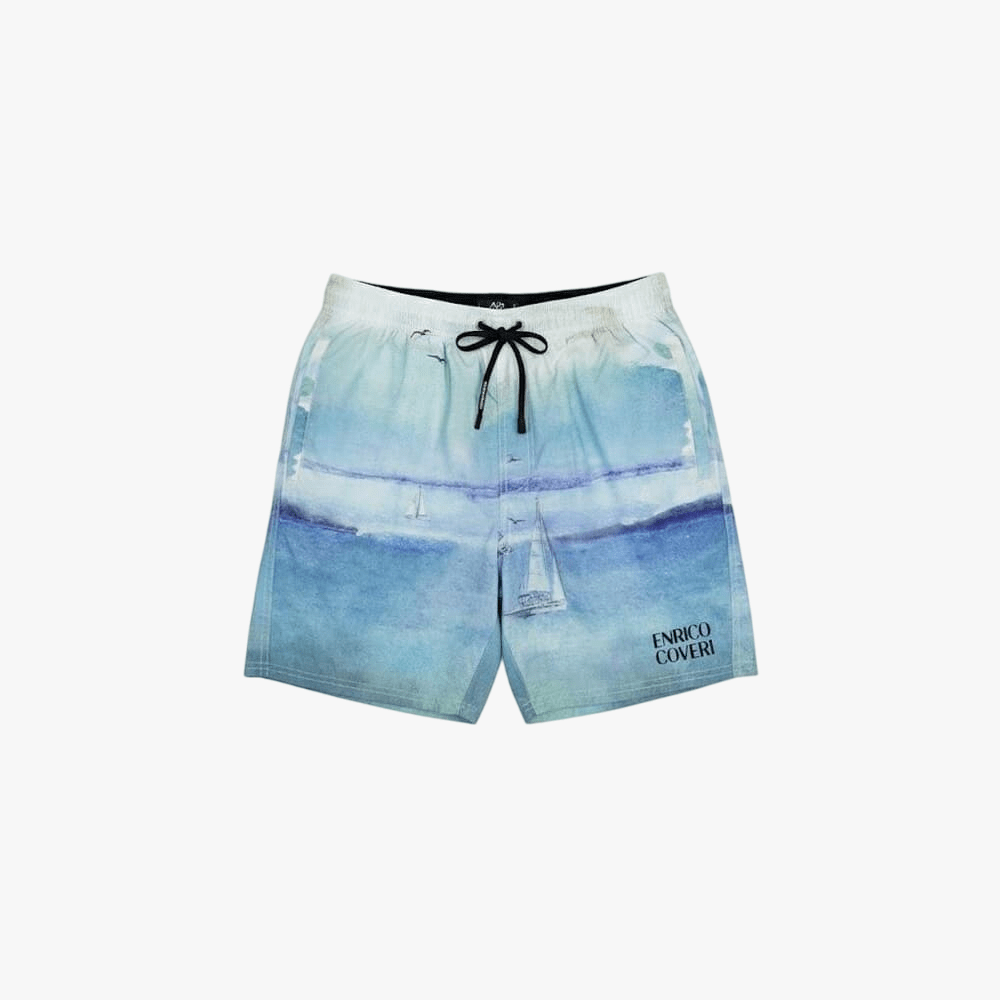 Enrico Coveri Mens Swim Shorts Blue | Enrico Coveri