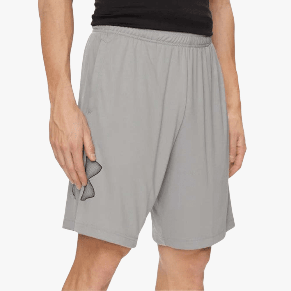 Under Armour Mens Tech Graphic Shorts 035 Grey | Under Armour