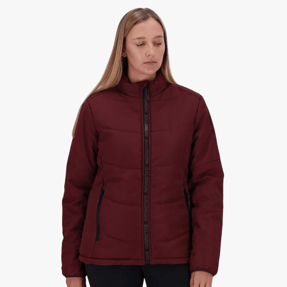 Salomon Womens Cove Jacket Cherry Liquer | Salomon
