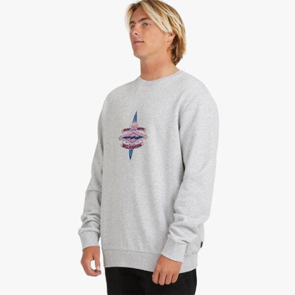 Billabong Boys Core Diamond Crew Sweater Grey | Billabong
