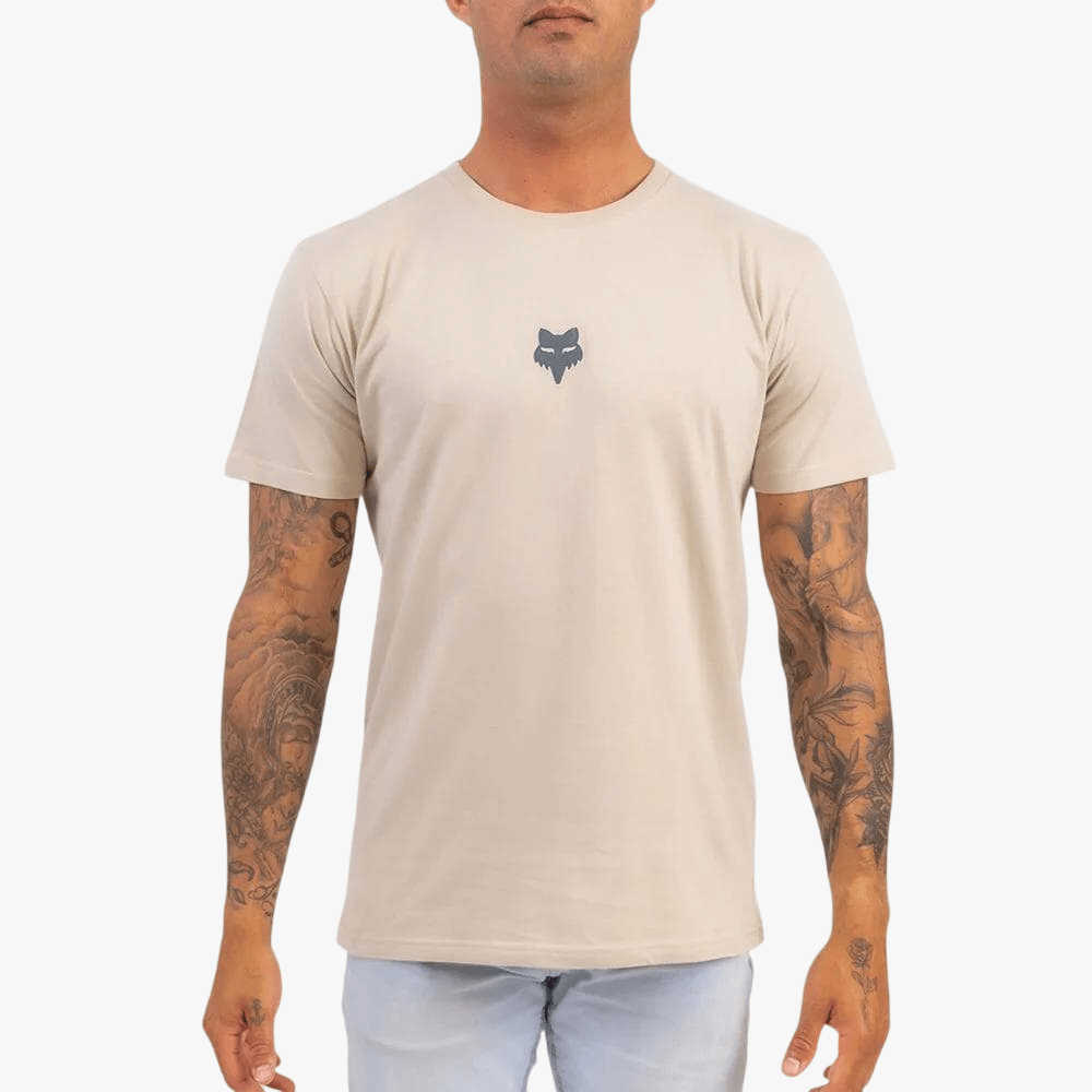 Fox Mens Heritage Short Sleeve Tee Tan | Fox