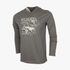 Wildebees Mens Cruising Africa Long Sleeve Tee Pewter | Wildebees