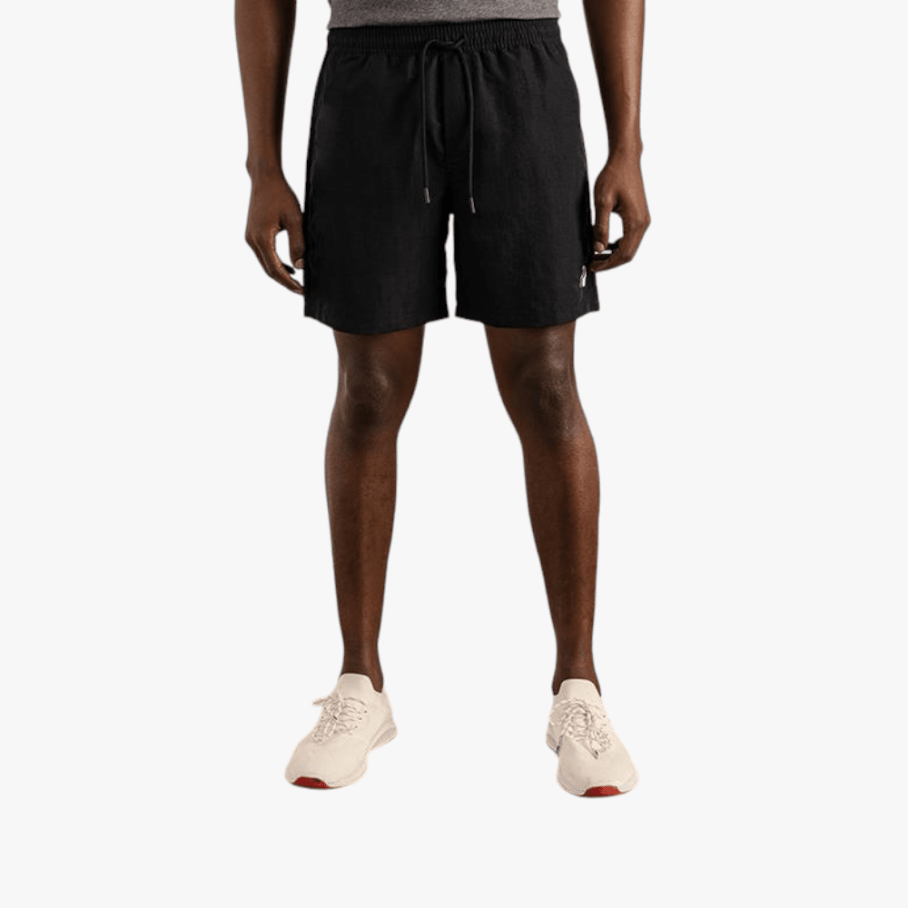 Polo Mens Monogram Beach Shorts Black | Polo