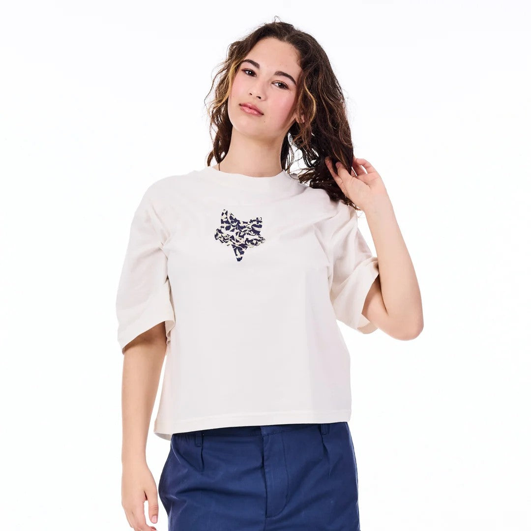Fox Womens Flight Tee White Dune