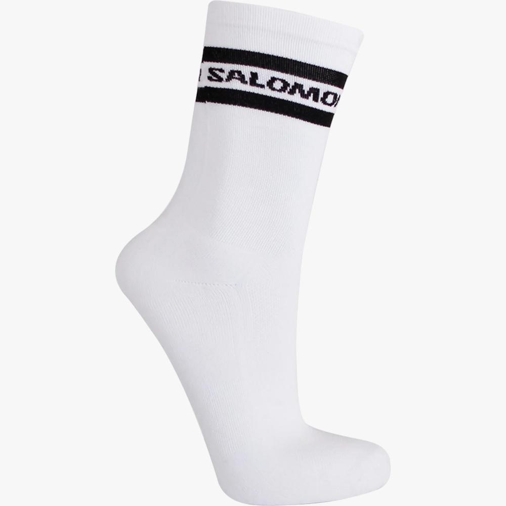 Salomon Sporty Crew Sock White