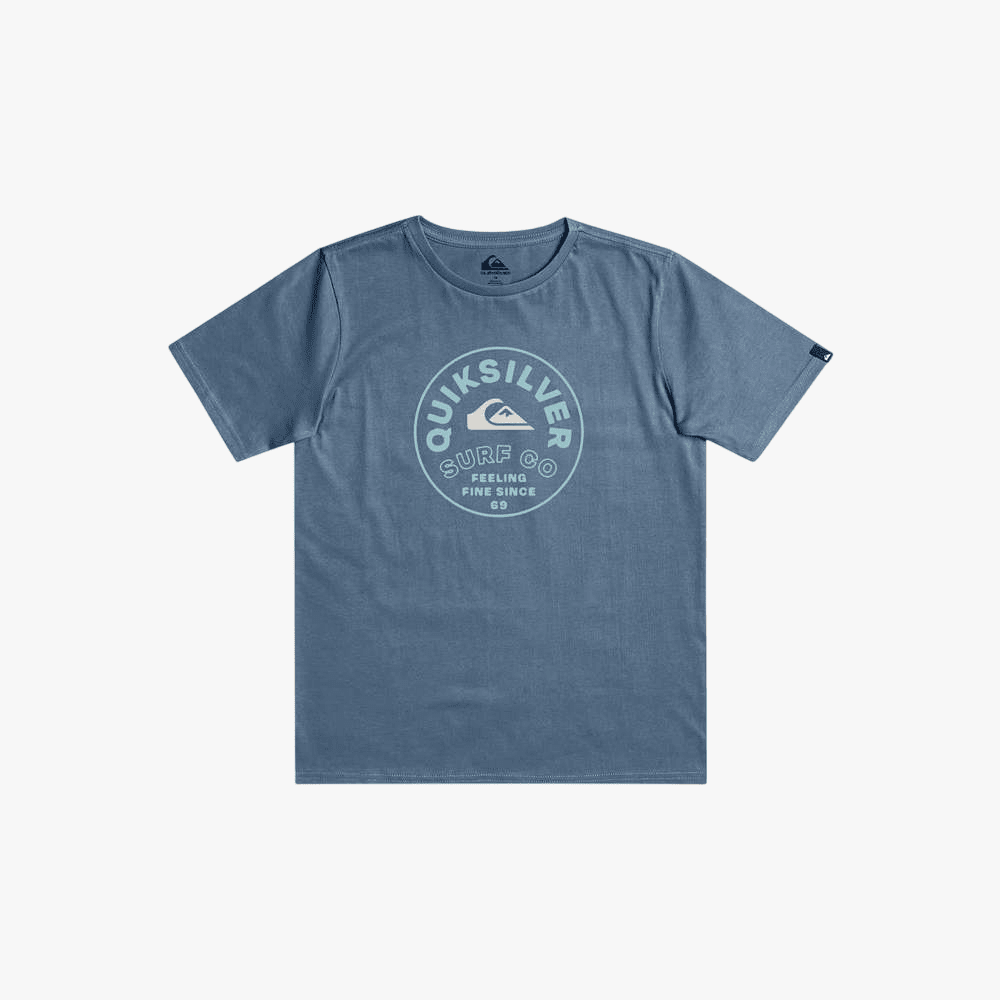Quiksilver Boys Timeless Short Sleeve Tee Bearing Sea | Quiksilver